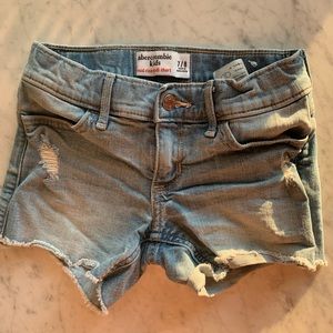 Abercrombie kids | jean shorts | girls size 7/8